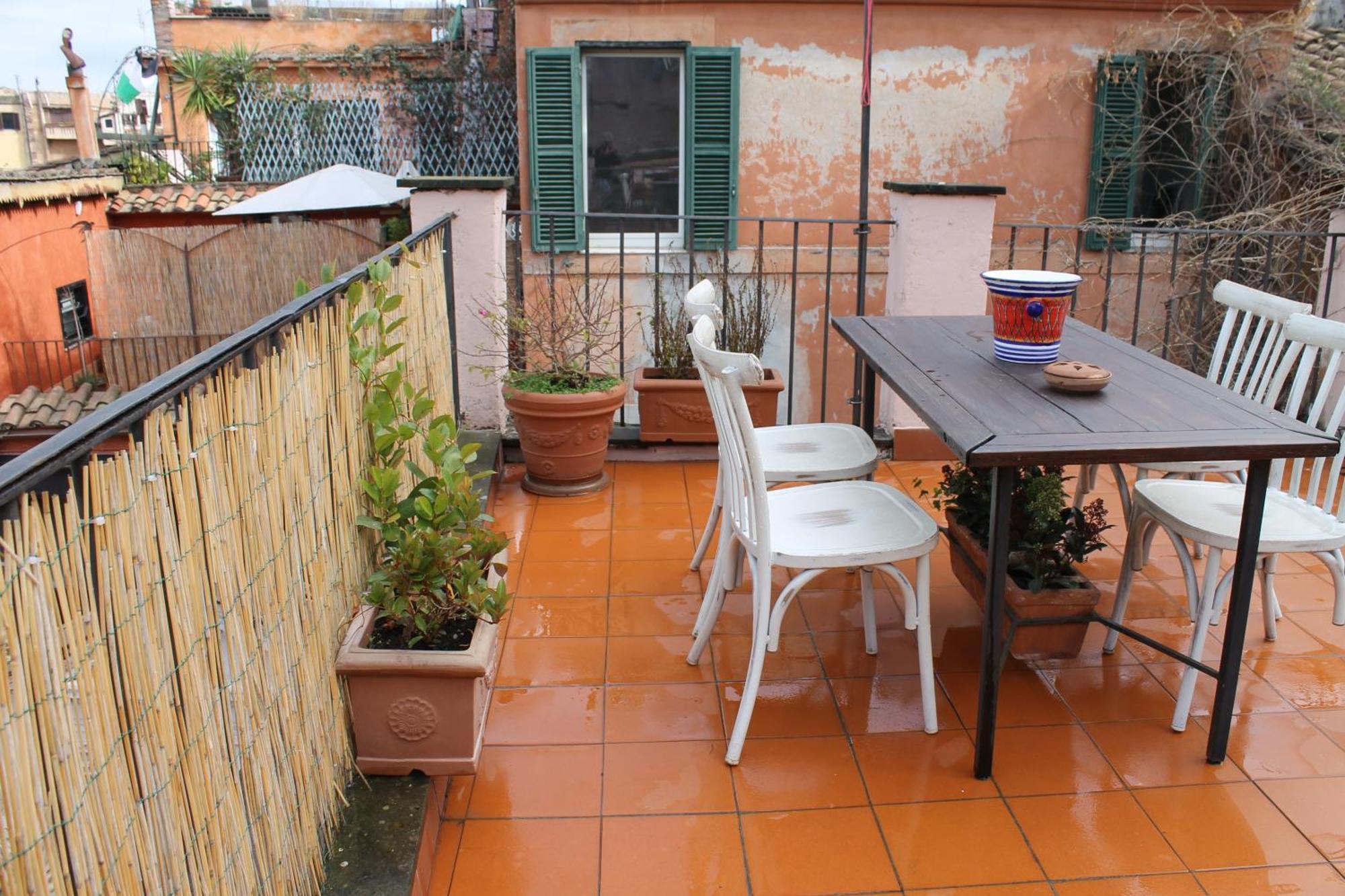Casa Greco - Attico Con Terrazza, Trastevere Rom Eksteriør billede