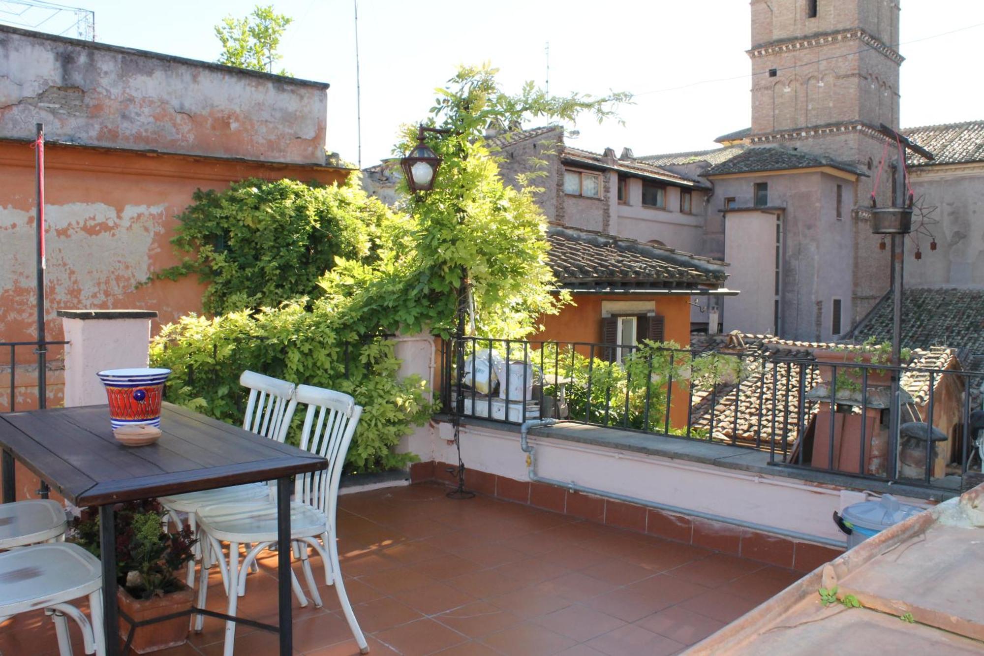 Casa Greco - Attico Con Terrazza, Trastevere Rom Eksteriør billede